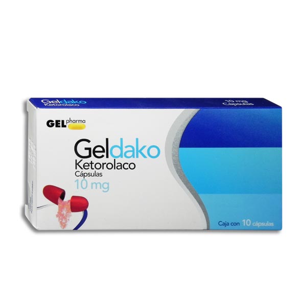 KETOROLACO GELDAKO 10MG.10C.