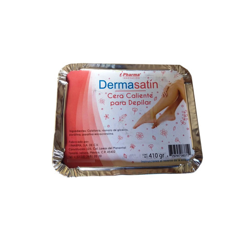 CERA DEPIL.DERMASATIN 410GR.