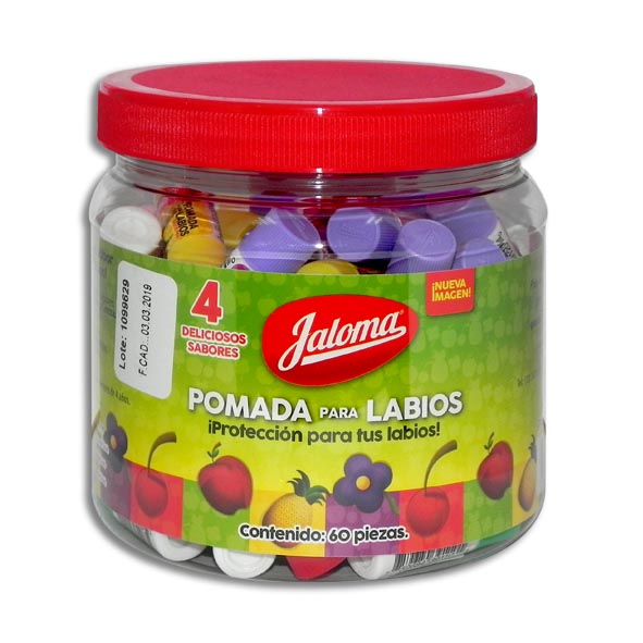 POMADA PARA LABIOS JALOMA C/60 PZAS.