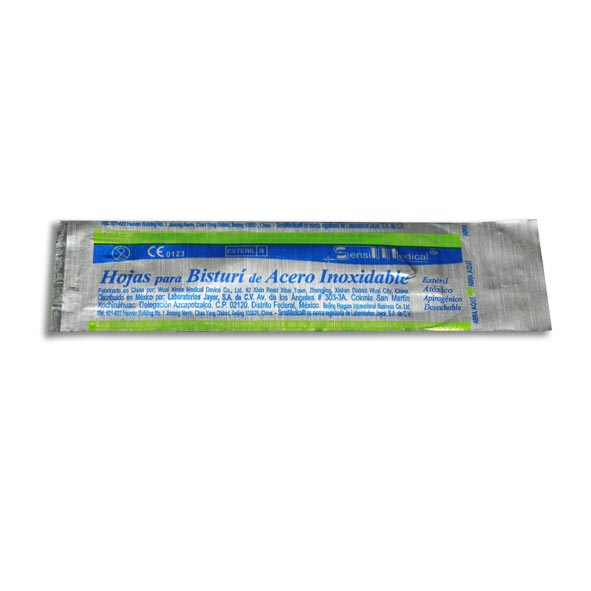 HOJA BISTURI SENSIM.NO. 15/10 1PZA.