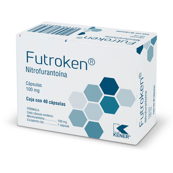 NITROFURANTOINA FUTROKEN 100MG.40CAP.