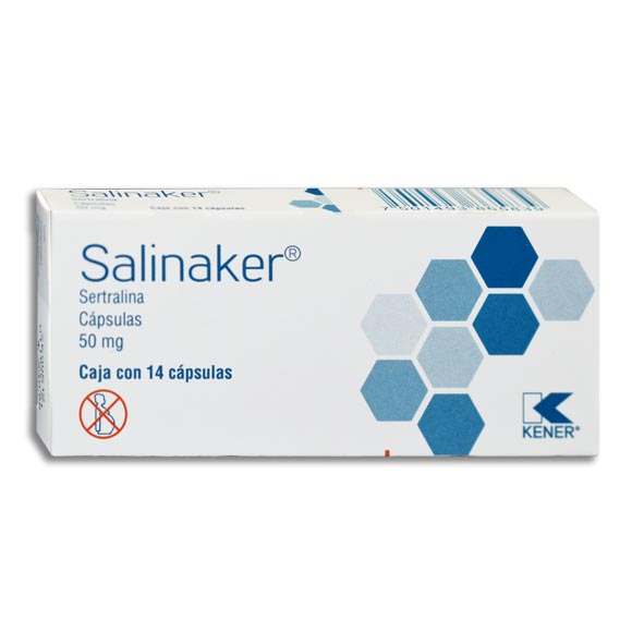 SERTRALINA SALINAKER 50MG.14TAB.