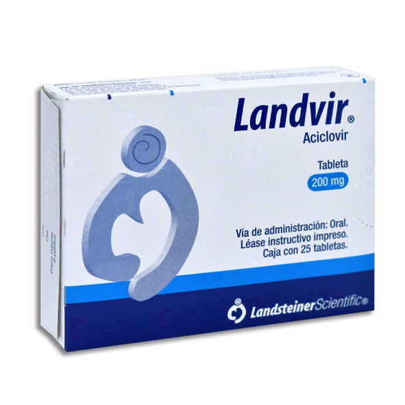 ACICLOVIR LANDVIR 200MG.25TAB.