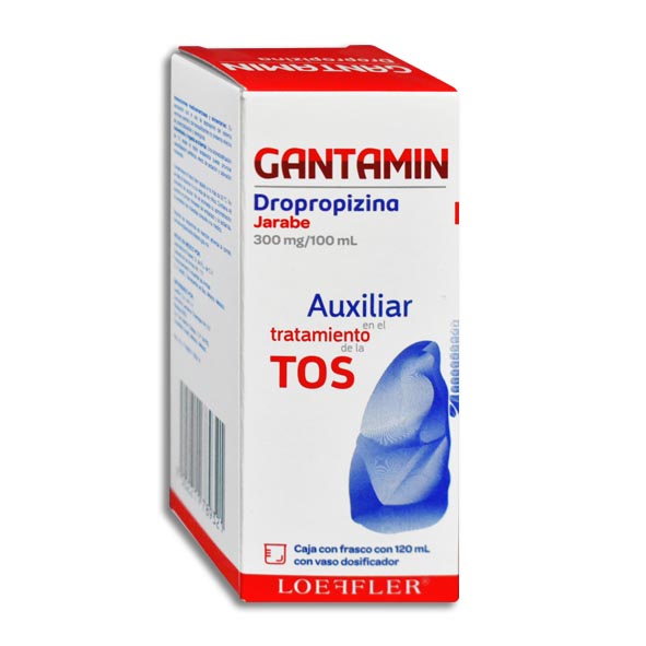 DROPROPIZINA GANTAMIN 300/100MG.120ML.