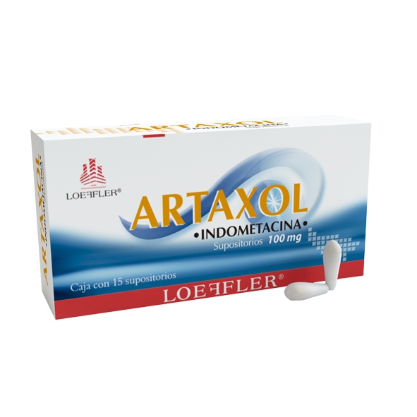 INDOMETACINA ARTAXOL 100MG.15SUP.