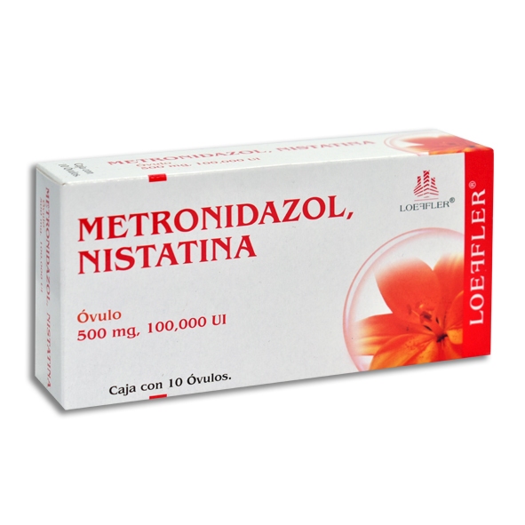 METRONIDAZOL NISTATINA  LOEFFLER C/10OV.