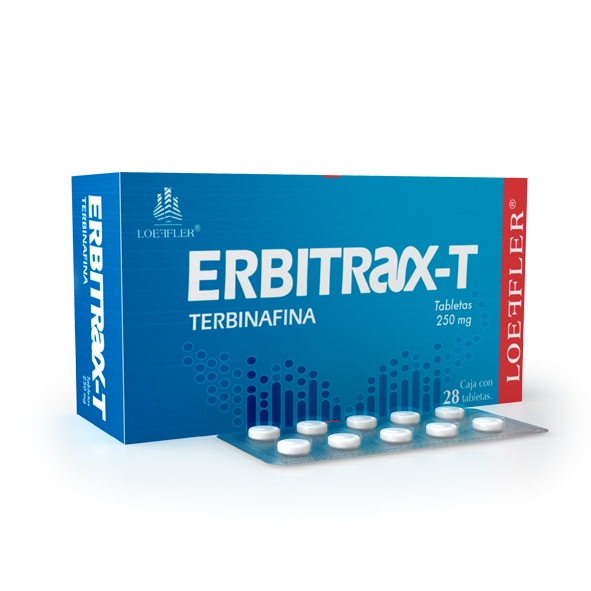 TERBINAFINA ERBITRAX 250MG.C/28T.