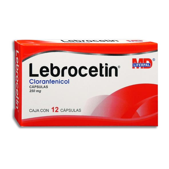 CLORANFENICOL LIFERPAL LEBROCETIN 250MG.C/12C.