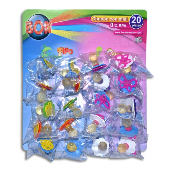 CHUPON LEO Y NANYS CART.20PZAS.