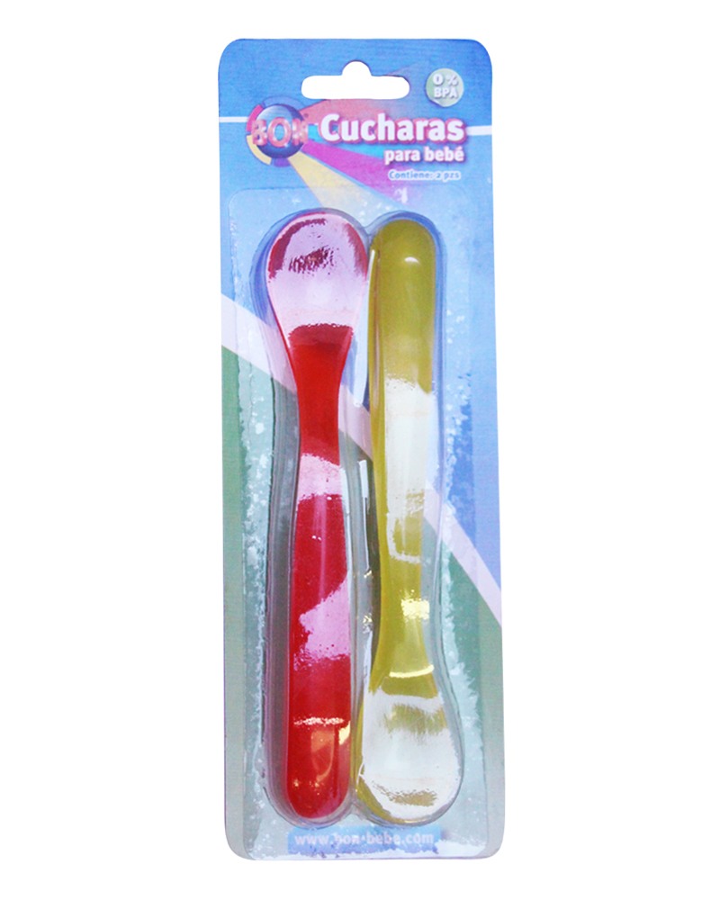 CUCHARA PARA BEBE BON 2PZAS.