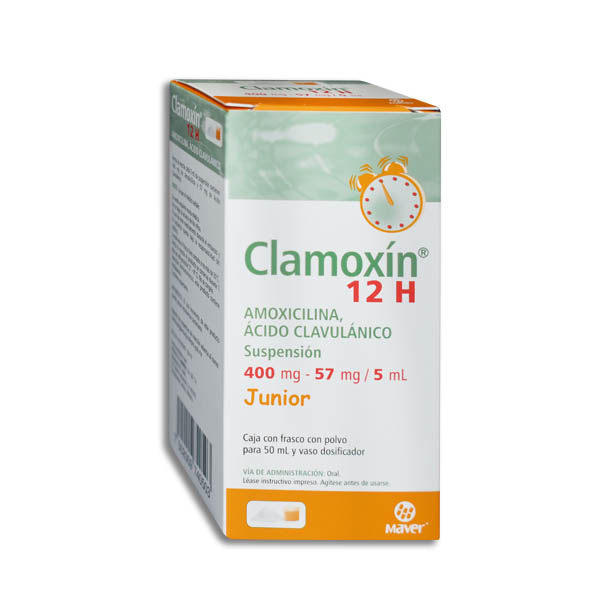 CLAMOXIN 400/57MG.12H C/50ML.