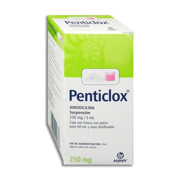 AMOXICILINA PENTICLOX 250MG.60ML.