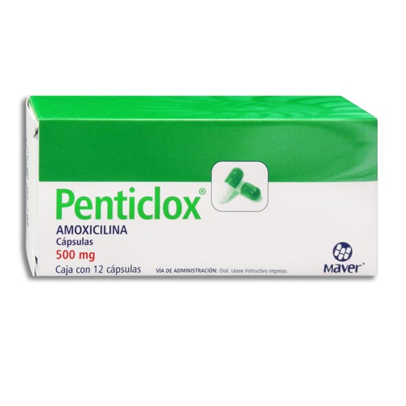 AMOXICILINA PENTICLOX 500MG.12CAP.