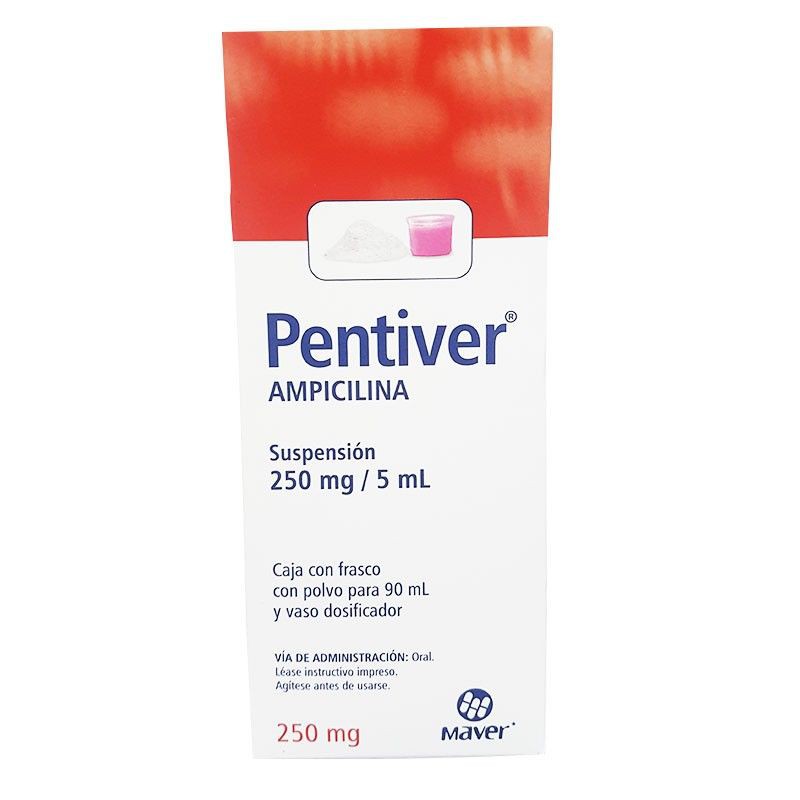 AMPICILINA PENTIVER SUSP.250MG.C/90ML.