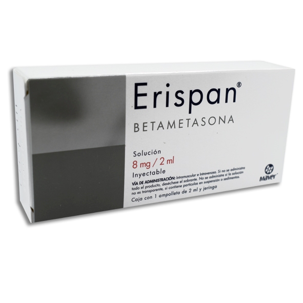 BETAMETASONA ERISPAN INY.8MG.1AMP.