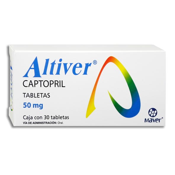 CAPTOPRIL ALTIVER 50MG.30TAB.