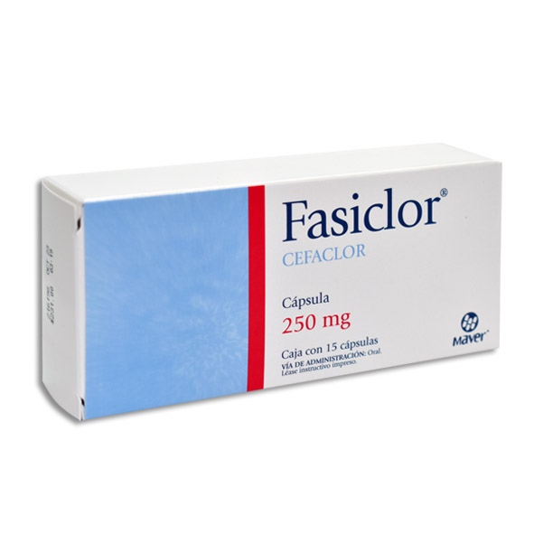 CEFACLOR FASICLOR 250MG.C/15CAP.