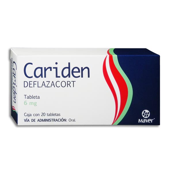 DEFLAZACORT CARIDEN 6MG.20TAB.