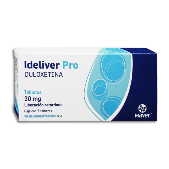 DULOXETINA IDELIVER PRO 30MG.7TAB.