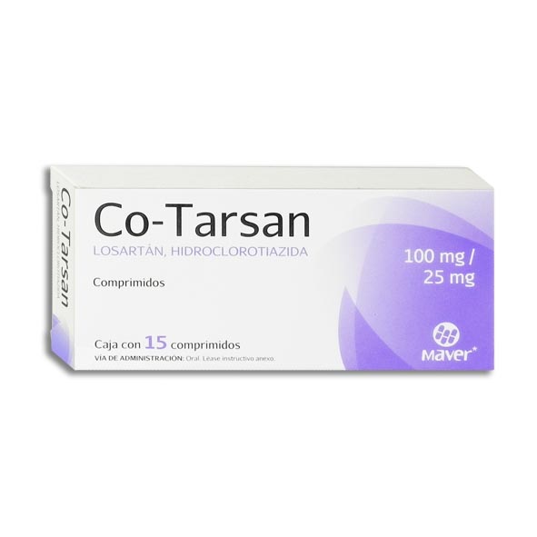 CO-TARSAN 100/25MG.15CAP.