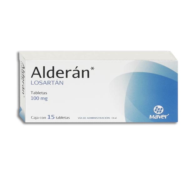 LOSARTAN ALDERAN  100MG.15TAB.