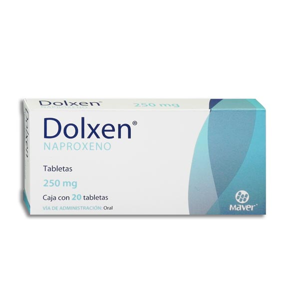 NAPROXENO DOLXEN 250MG.C/20TAB.