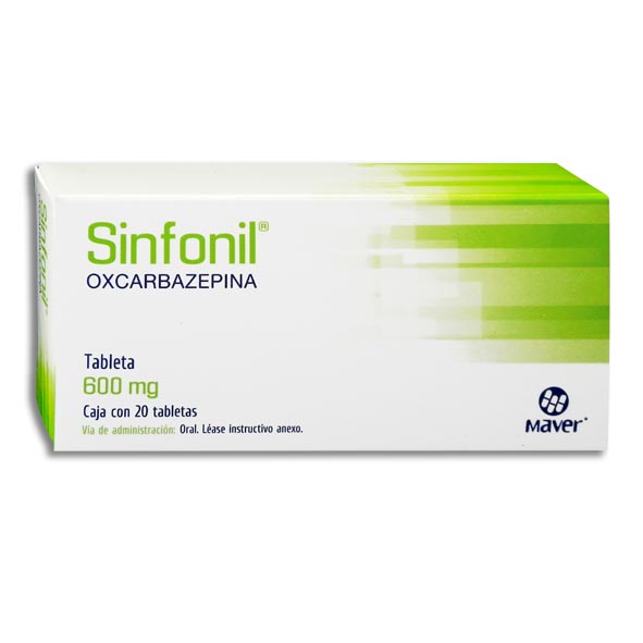 OXCARBAZEPINA SINFONIL 600MG.C/20TAB.