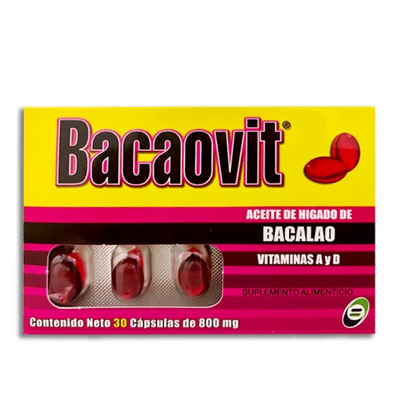 BACAOVIT BACALAO C/30PERLAS