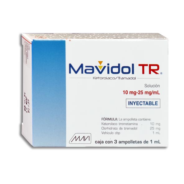 KETOR.TRAM.MAVIDOL TR C/3AMP.
