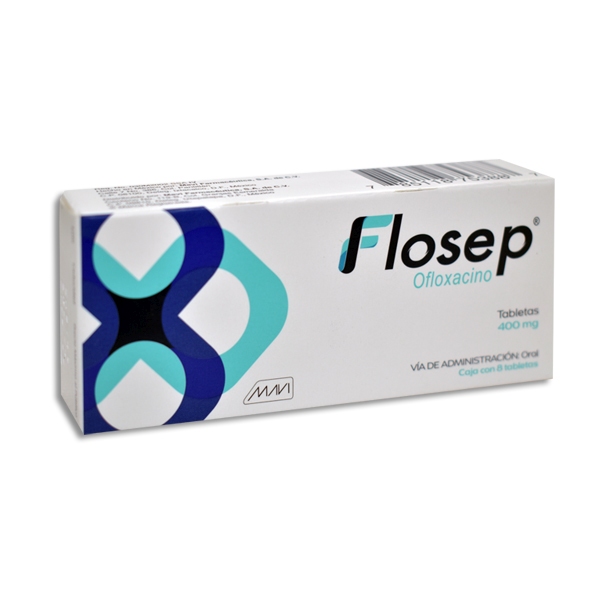 OFLOXACINO FLOSEP 400MG.C/8T.