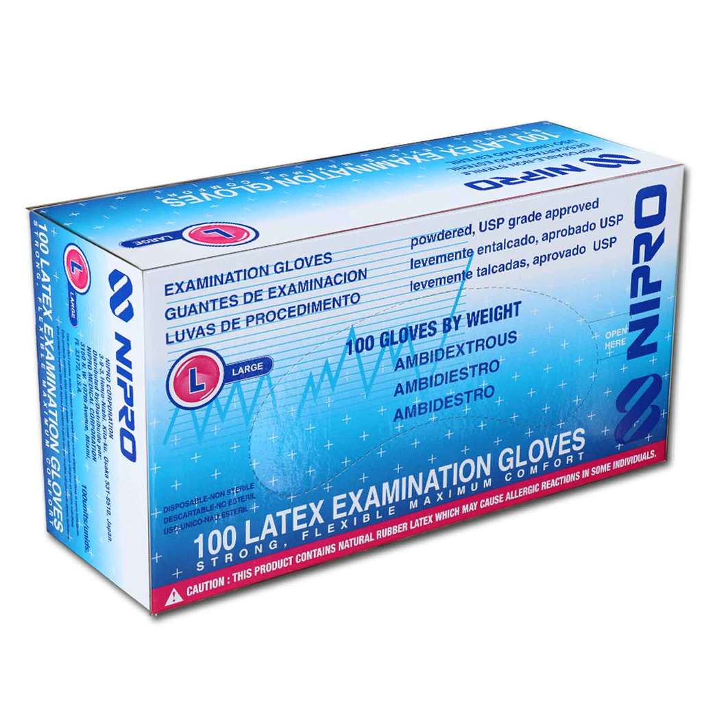 GUANTE NIPRO/SENSIM. EXAM.GDE. 100PZA.