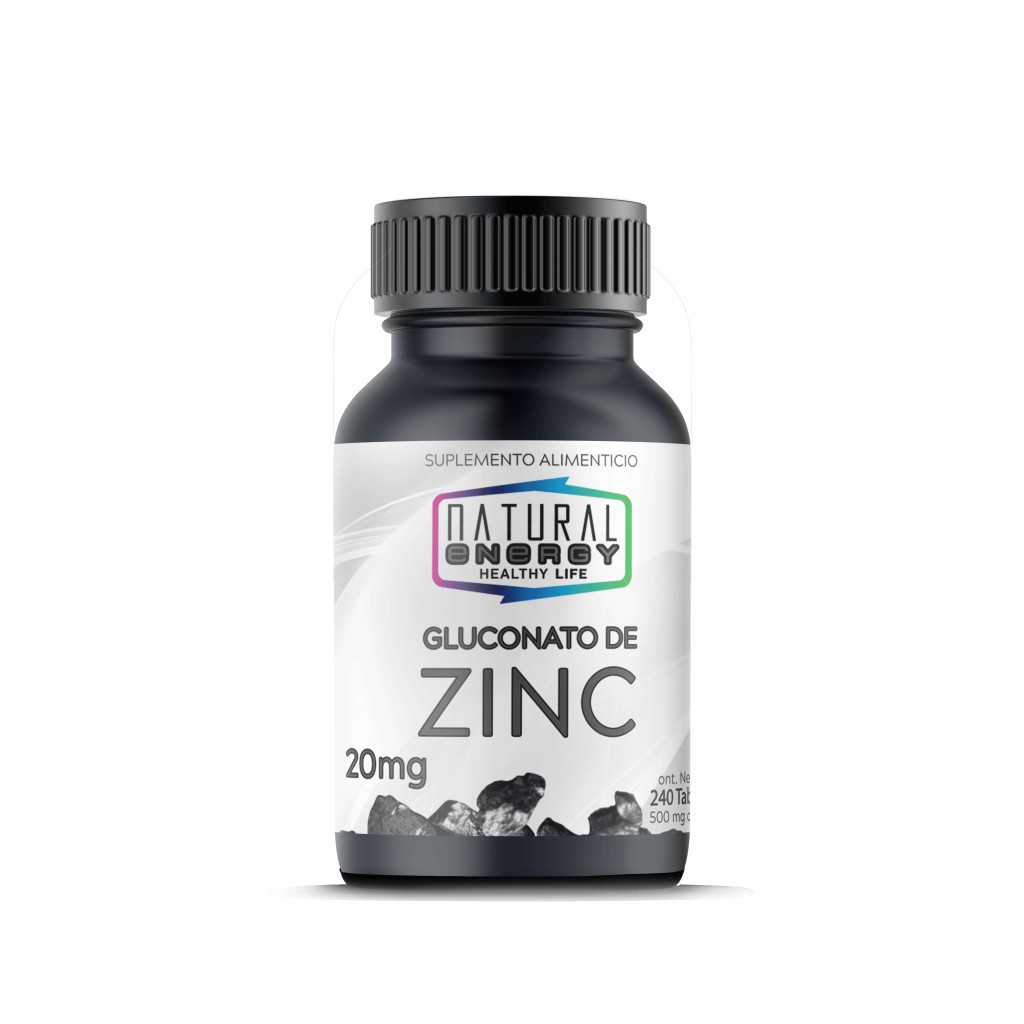 GLUCONATO DE ZINC NATURAL E.240CAP.