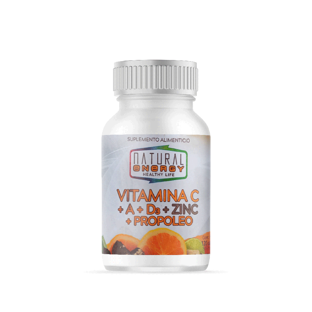 VITAM.C NATURAL ENERGY A+D+Z 120CAP.