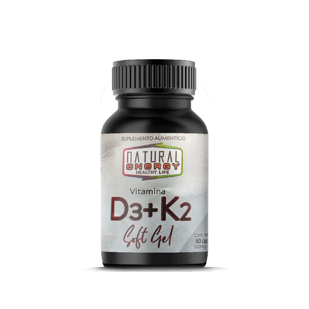 VITAM.D3+K2 NATURAL E.60CAP.