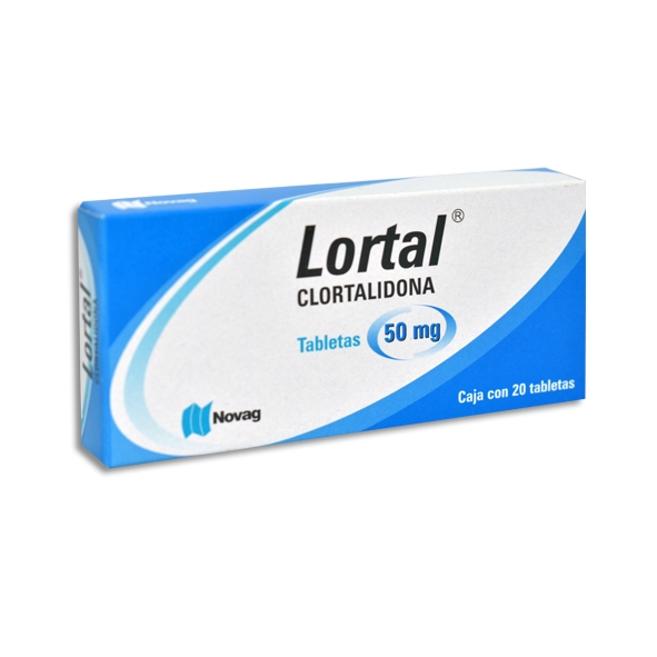 CLORTALIDONA LORTAL 50MG.C/20T.