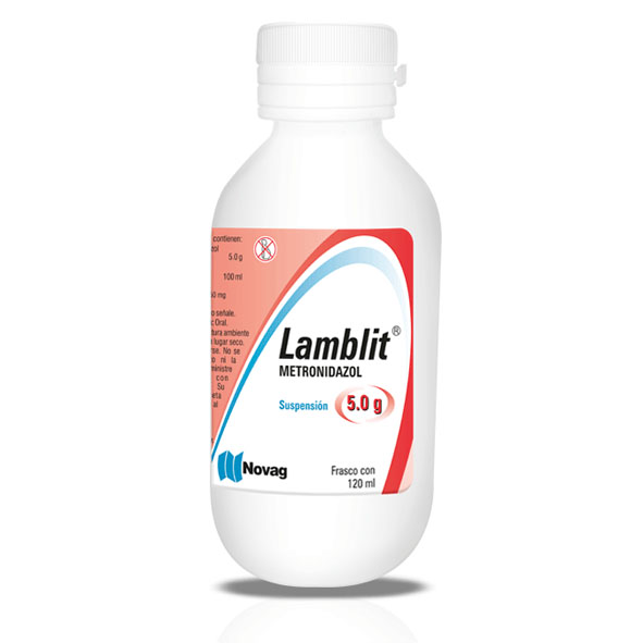 METRONIDAZOL LAMBLIT 250MG.SUSP.C/120ML.