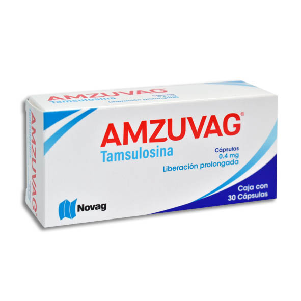 TAMSULOSINA AMZUVAG 0.4MG.30CAP.