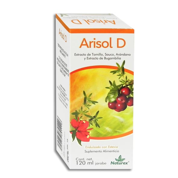 ARISOL D JARABE 120ML.