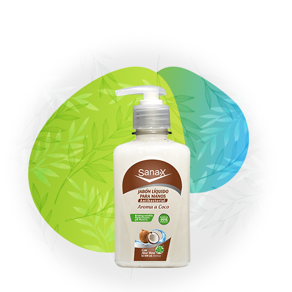 JABON LIQ.SANAX COCO 230ML.