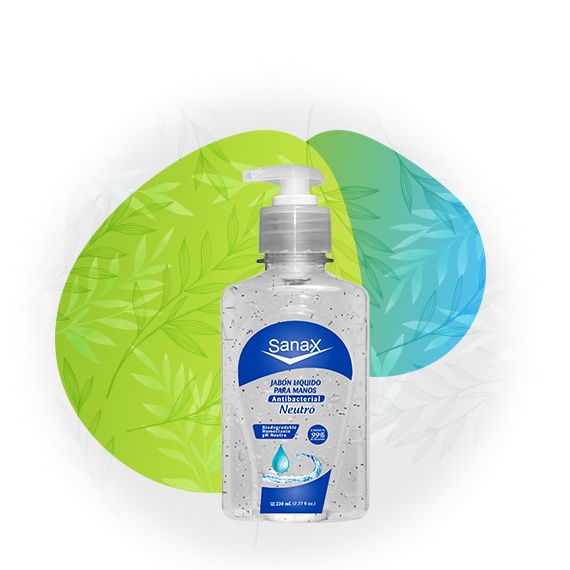 JABON LIQ.SANAX NEUT.230ML.