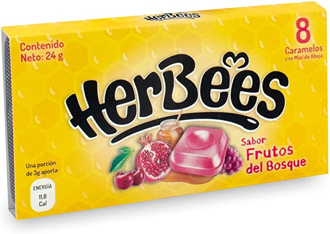 CARAMELO HERBEES FRUT.B.24GR.