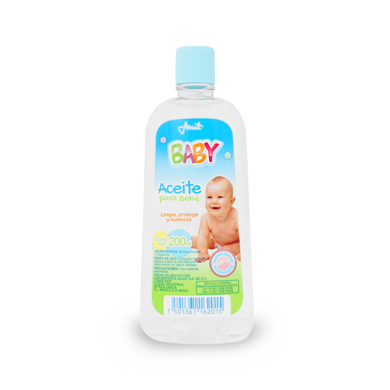 ACEITE AVANT BABY AZUL 200ML.