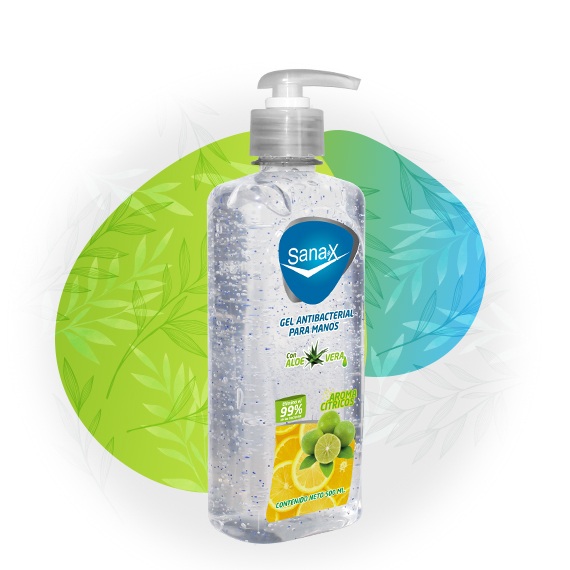 GEL ANTIB.SANAX 500ML.