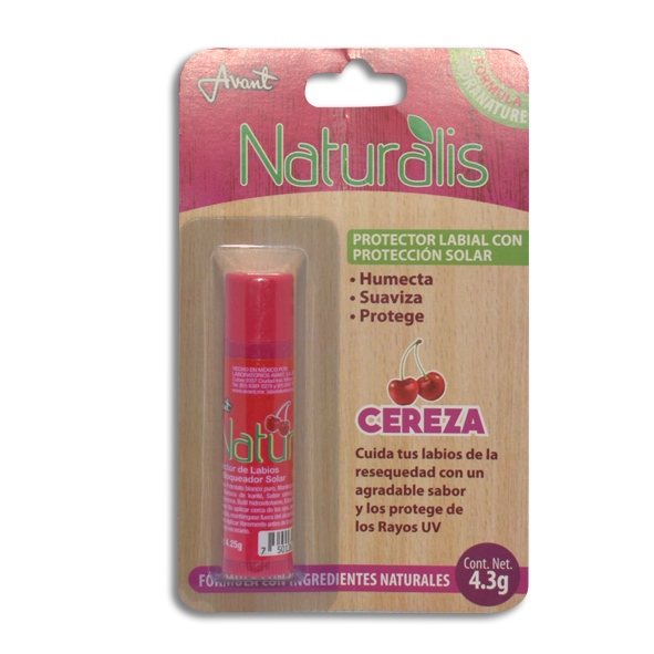 POMADA LABIOS NATURALIS CEREZA 4.3GR.