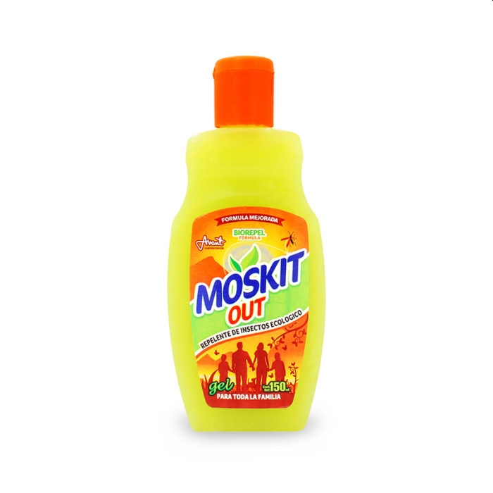 REPELENTE MOSKIT OUT GEL 150ML.
