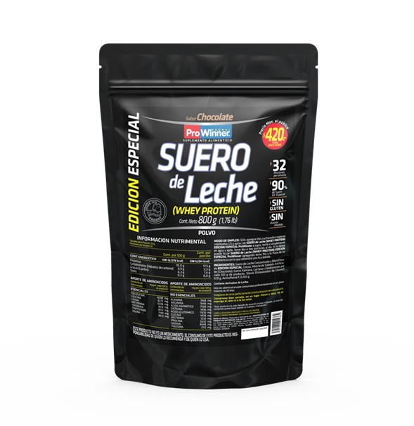 PW SUERO DE LEC.CHOC.800GR.
