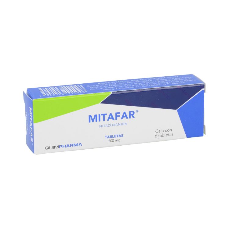 NITAZOXANIDA MITAFAR 500MG.C/6TAB.