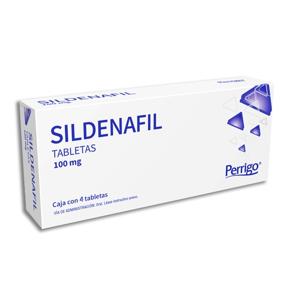 SILDENAFIL PERRIGO 100MG.4TAB.