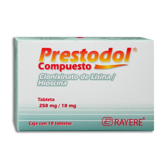 PRESTODOL 250MG.COMPUESTO C/10TAB.