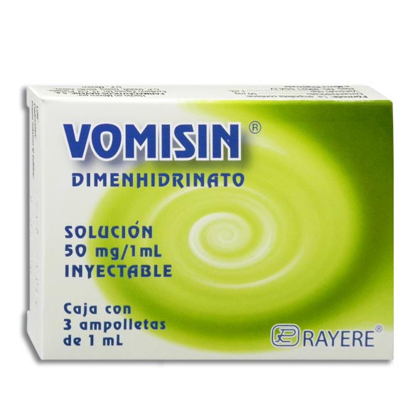 VOMISIN 50MG.INYECTABLE C/3AMP.